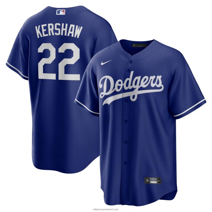 IE MBL Los Angeles Dodgers Clayton Kershaw Nike Alternate Replica Player Name Jersey Men Royal R0H2T38
