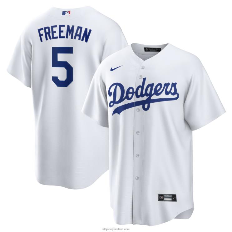 IE MBL Los Angeles Dodgers Fdie Freeman Nike Replica Player Jersey Men White R0H2T86