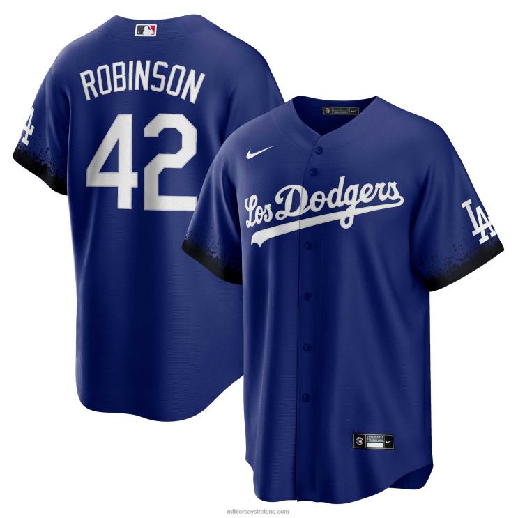 IE MBL Los Angeles Dodgers Jackie Robinson Nike City Connect Replica Player Jersey Men Royal R0H2T289