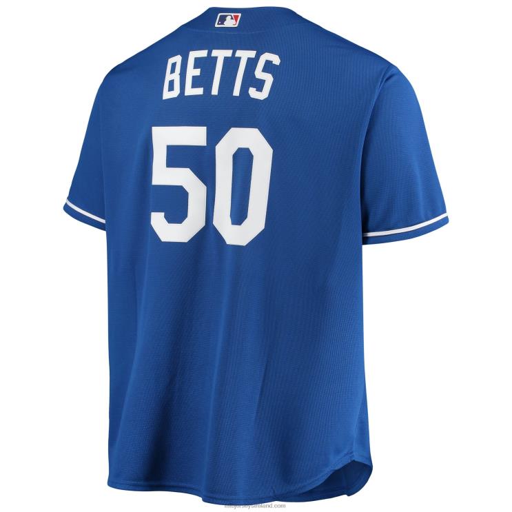 IE MBL Los Angeles Dodgers Mookie Betts Majestic Big & Tall Replica Player Jersey Men Royal R0H2T657