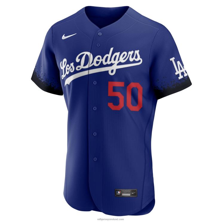 IE MBL Los Angeles Dodgers Mookie Betts Nike City Connect Authentic Player Jersey Men Royal R0H2T678