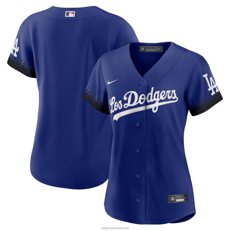 IE MBL Los Angeles Dodgers Nike City Connect Replica Jersey Women Royal R0H2T308