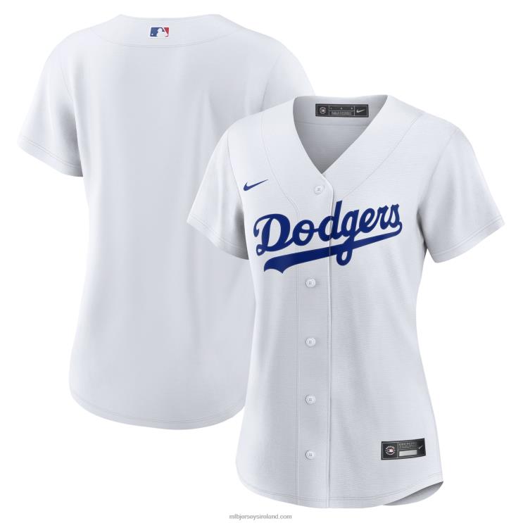 IE MBL Los Angeles Dodgers Nike Home Blank Replica Jersey Women White R0H2T97