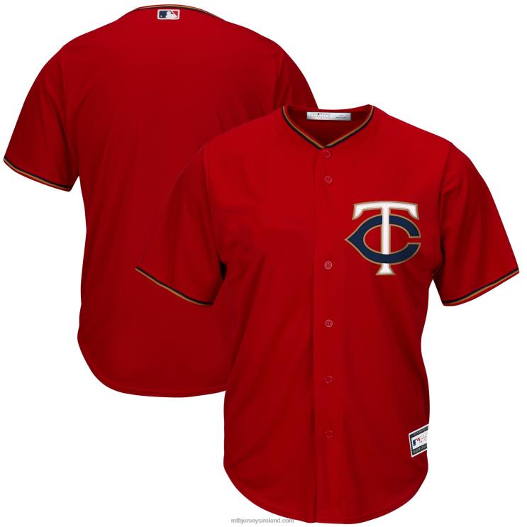 IE MBL Minnesota Twins Big & Tall Replica Team Jersey Men Red R0H2T702