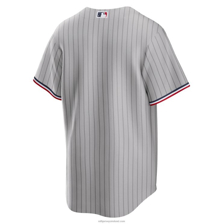 IE MBL Minnesota Twins Nike Road Replica Team Jersey Men Gray R0H2T377