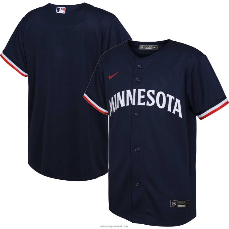 IE MBL Youth Minnesota Twins Nike Alternate Replica Team Jersey Navy R0H2T1255