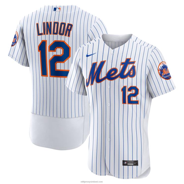 IE MBL New York Mets Francisco Lindor Nike Home Authentic Player Jersey Men White R0H2T515