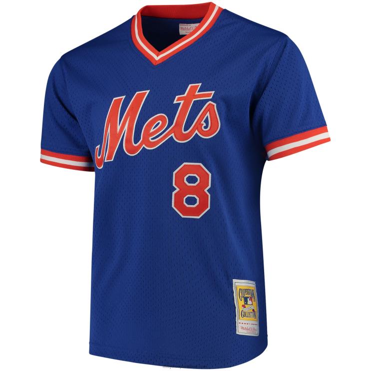 IE MBL New York Mets Gary Carter Mitchell & Ness Batting Practice Jersey Royal R0H2T881
