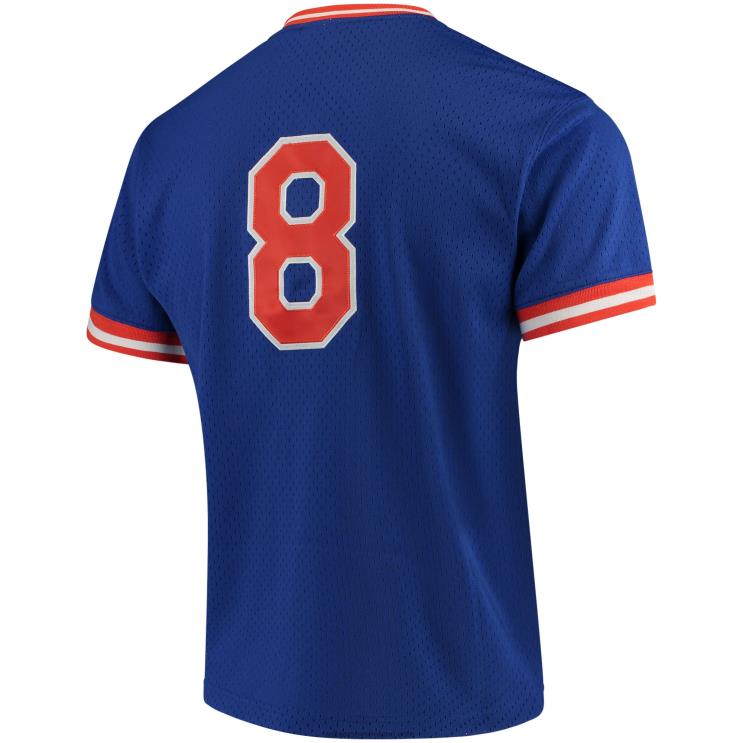 IE MBL New York Mets Gary Carter Mitchell & Ness Batting Practice Jersey Royal R0H2T881