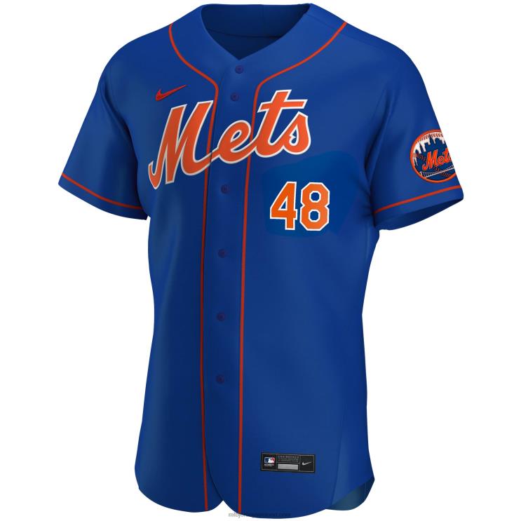 IE MBL New York Mets Jacob deGrom Nike Alternate Authentic Player Jersey Men Royal R0H2T933