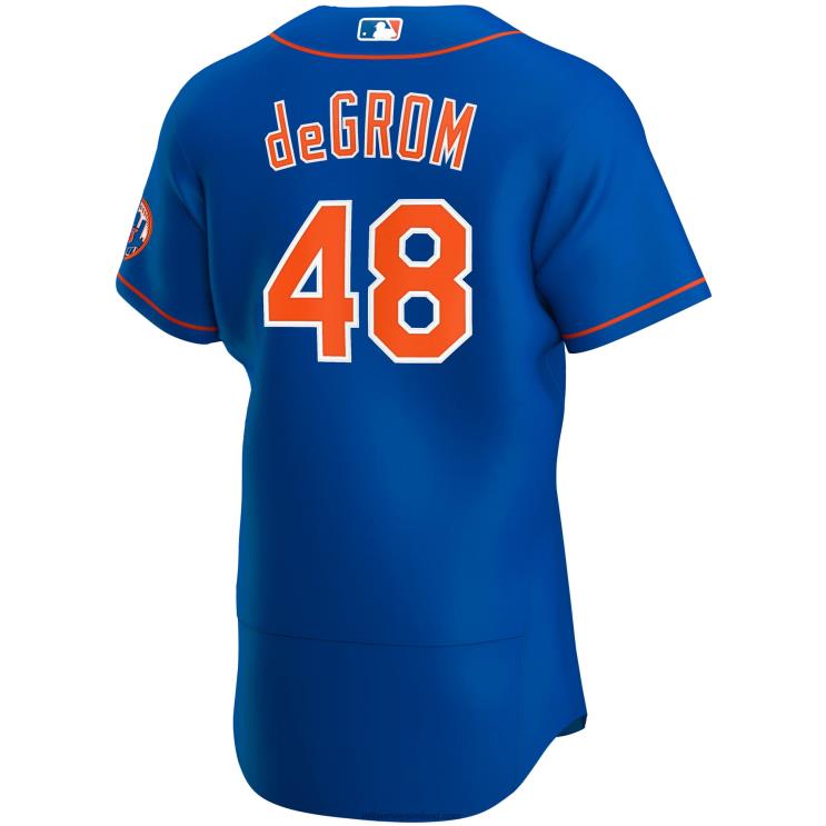 IE MBL New York Mets Jacob deGrom Nike Alternate Authentic Player Jersey Men Royal R0H2T933