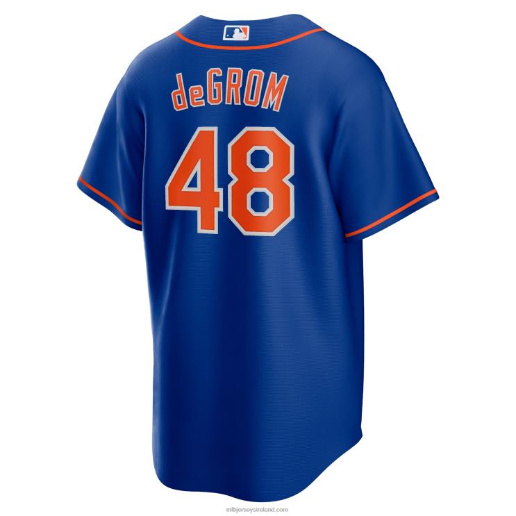 IE MBL New York Mets Jacob deGrom Nike Alternate Replica Player Name Jersey Men Royal R0H2T499
