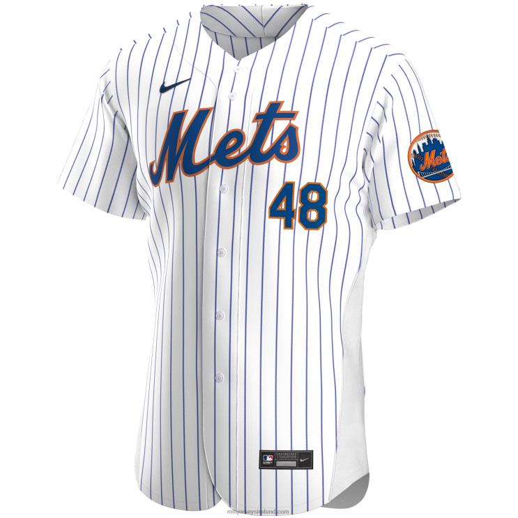 IE MBL New York Mets Jacob deGrom Nike Home Authentic Player Jersey Men White R0H2T932