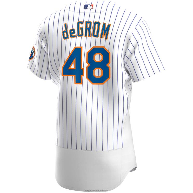 IE MBL New York Mets Jacob deGrom Nike Home Authentic Player Jersey Men White R0H2T932