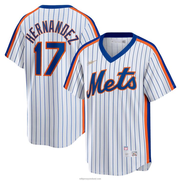 IE MBL New York Mets Keith Hernandez Nike Home Cooperstown Collection Player Jersey Men White R0H2T319