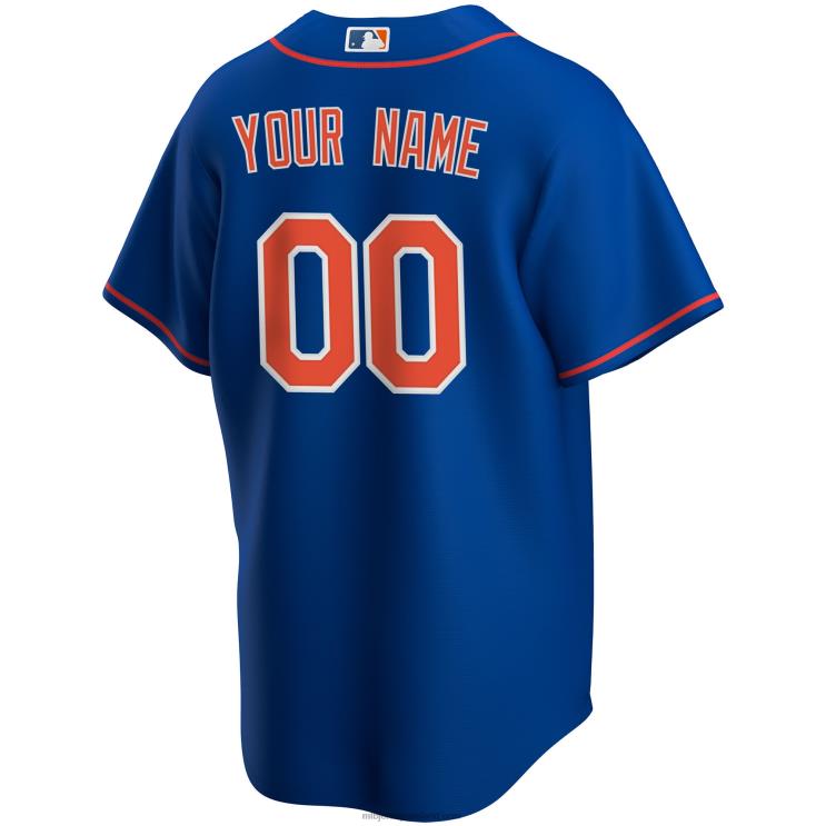 IE MBL New York Mets Nike Alternate Replica Custom Jersey Men Royal R0H2T122