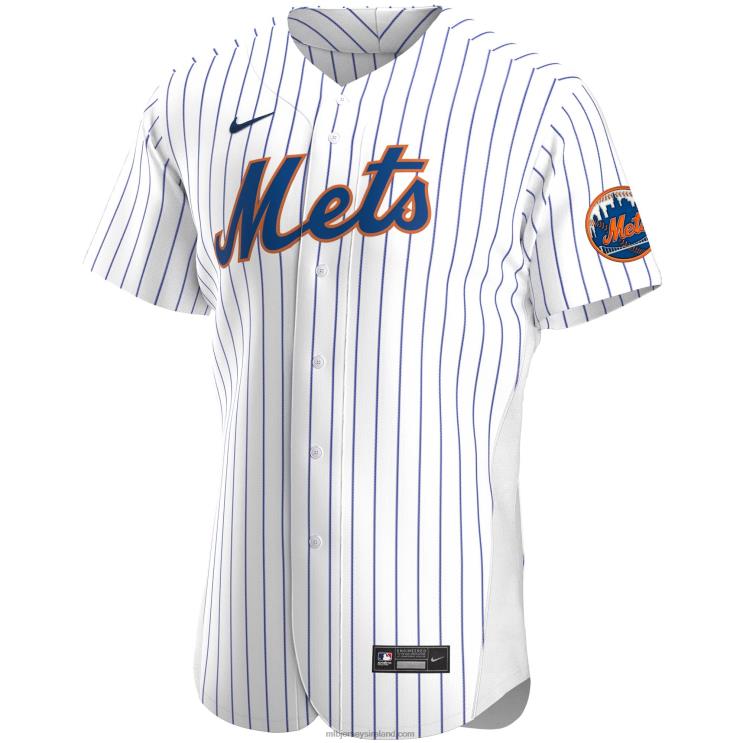 IE MBL New York Mets Nike Home Authentic Team Jersey Men White R0H2T677