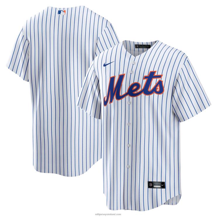 IE MBL New York Mets Nike Home Blank Replica Jersey Men White R0H2T195