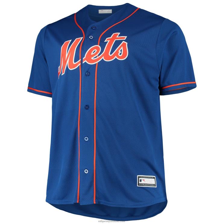 IE MBL New York Mets Pete Alonso Big & Tall Replica Player Jersey Men Royal R0H2T603