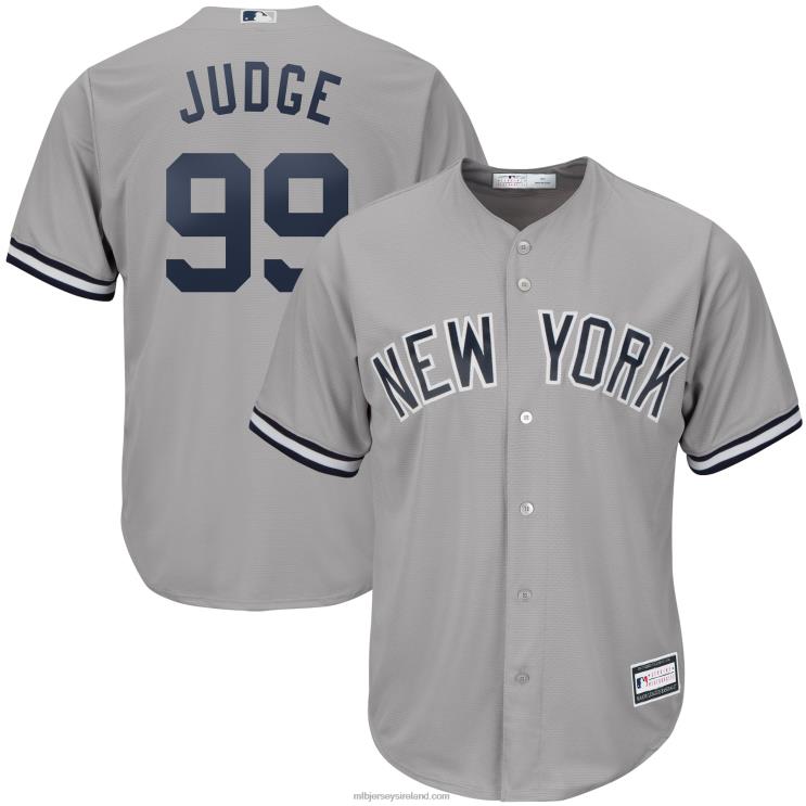 IE MBL New York Yankees Aaron Judge Big & Tall Replica Player Jersey Men Gray R0H2T373