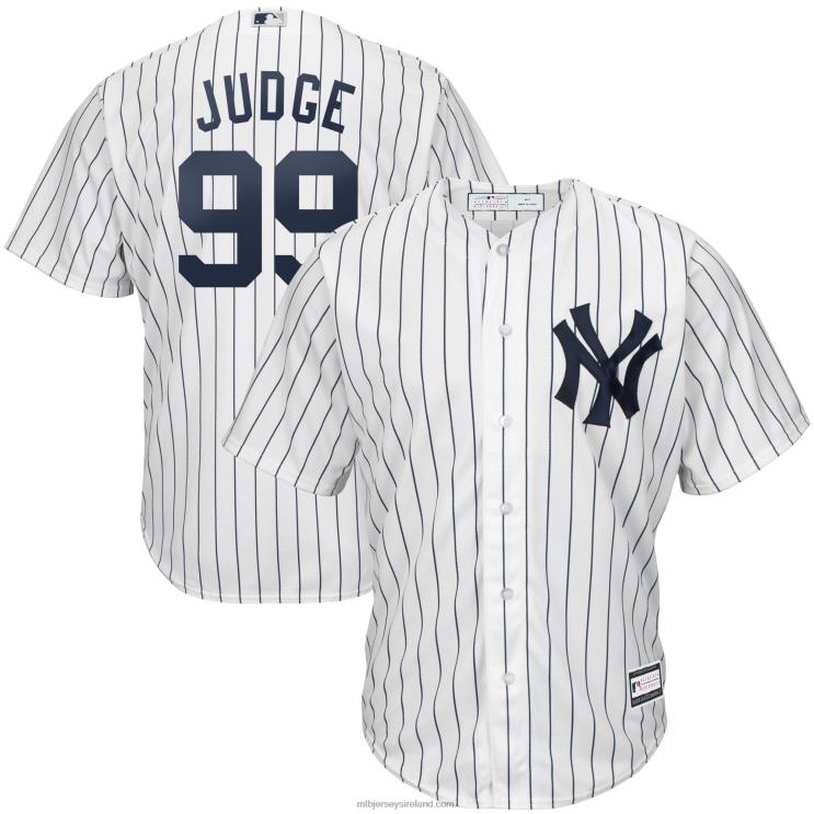 IE MBL New York Yankees Aaron Judge Big & Tall Replica Player Jersey Men White R0H2T374