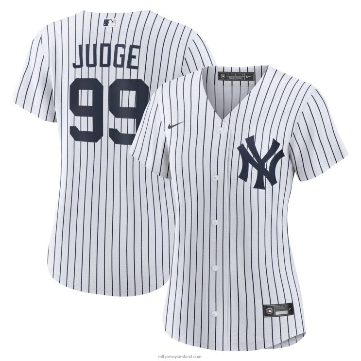 IE MBL New York Yankees Aaron Judge Nike Home Replica Player Jersey Women White R0H2T74