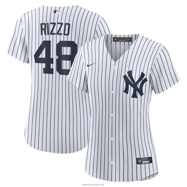 IE MBL New York Yankees Anthony Rizzo Nike Home Official Replica Player Jersey Women White R0H2T206