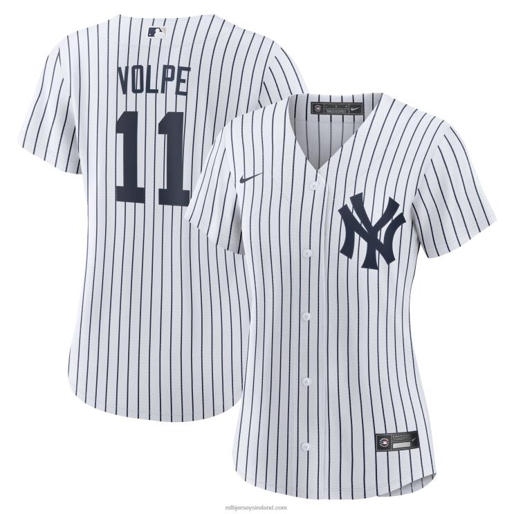 IE MBL New York Yankees Anthony Volpe Nike Home Replica Player Jersey Women White R0H2T358