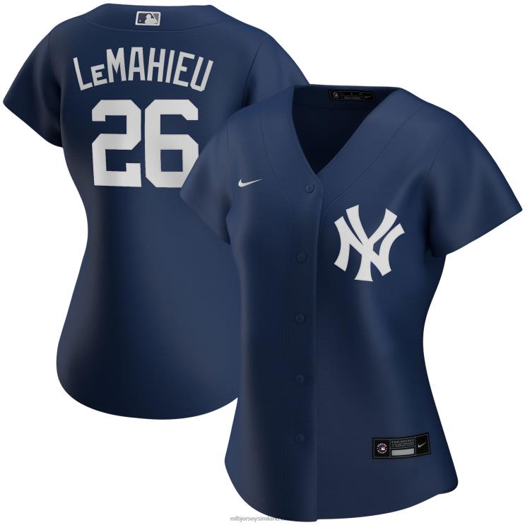 IE MBL New York Yankees DJ LeMahieu Nike Alternate Replica Player Jersey Women Navy R0H2T1084