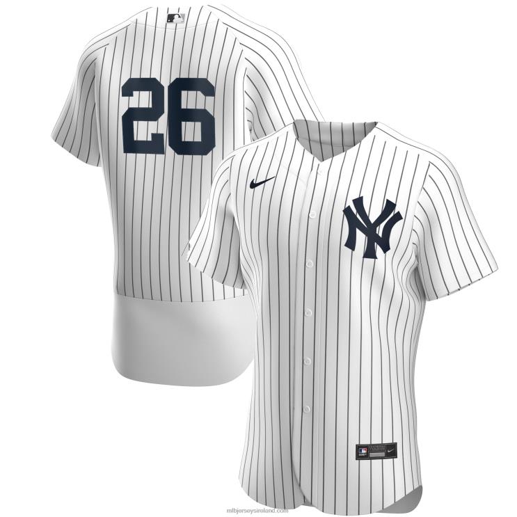 IE MBL New York Yankees DJ LeMahieu Nike Home Authentic Player Jersey Men White/Navy R0H2T993