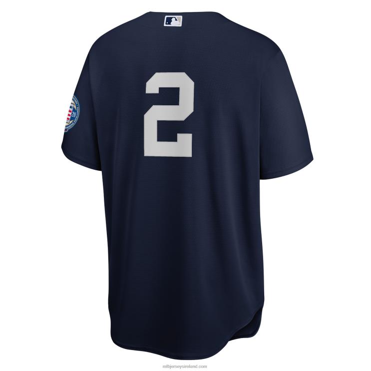 IE MBL New York Yankees Derek Jeter Nike 2020 Hall of Fame Induction Alternate Replica Player Jersey Men Navy R0H2T104