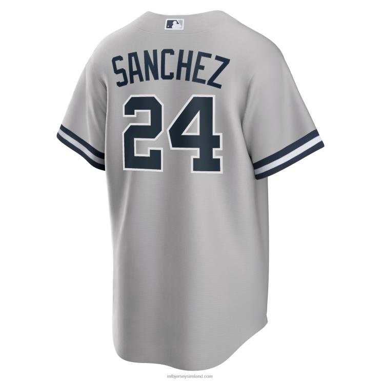 IE MBL New York Yankees Gary Sanchez Nike Road Replica Player Name Jersey Men Gray R0H2T1024