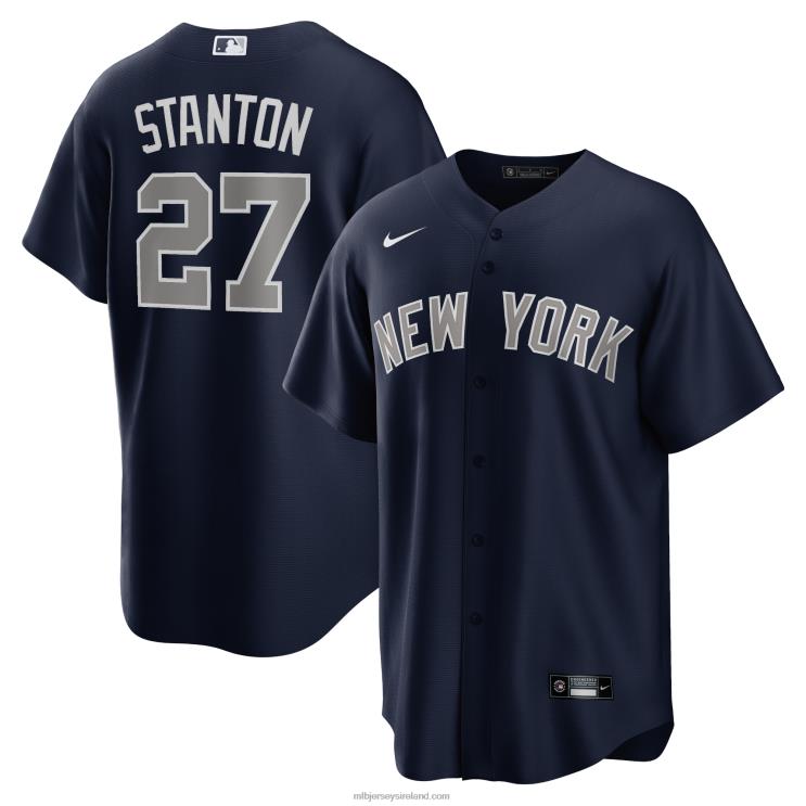 IE MBL New York Yankees Giancarlo Stanton Nike Alternate Replica Player Jersey Men Navy R0H2T66