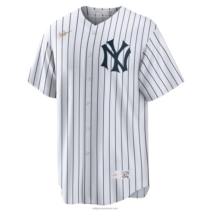 IE MBL New York Yankees Mickey Mantle Nike Home Cooperstown Collection Player Jersey Men White R0H2T973