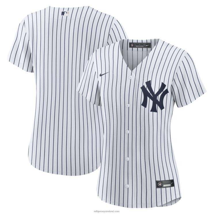 IE MBL New York Yankees Nike Home Blank Replica Jersey Women White R0H2T186