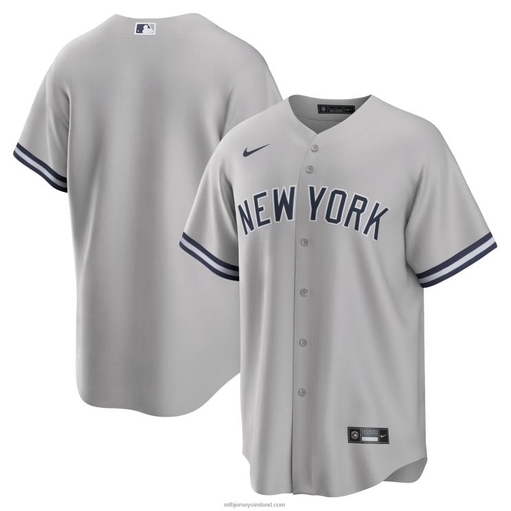 IE MBL New York Yankees Nike Road Replica Team Jersey Men Gray R0H2T127