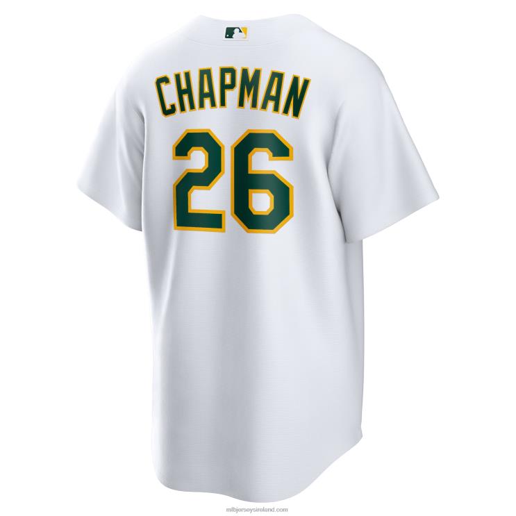 IE MBL Oakland Athletics Matt Chapman Nike Home Replica Player Name Jersey Men White R0H2T789