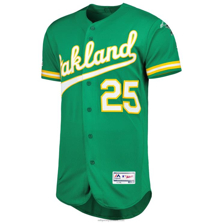 IE MBL Oakland Athletics Stephen Piscotty Majestic Authentic Collection Flex Base Player Jersey Men Green R0H2T1294