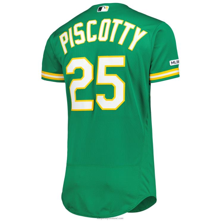 IE MBL Oakland Athletics Stephen Piscotty Majestic Authentic Collection Flex Base Player Jersey Men Green R0H2T1294