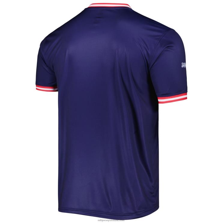 IE MBL California Angels Stitches Cooperstown Collection Team Jersey Men Navy R0H2T936