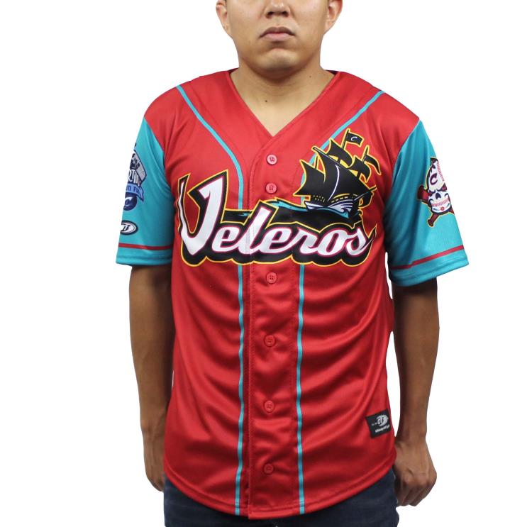 IE MBL Columbus Clippers Copa Replica Jersey Men Red/Teal R0H2T1224