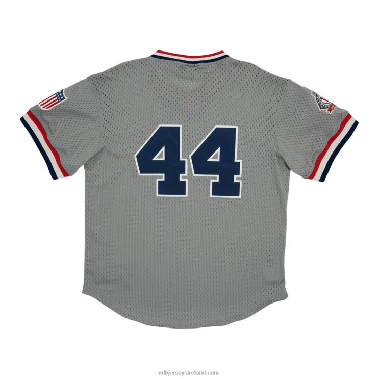 IE MBL Washington Senators 44 Rings & Crwns Mesh Replica V-Neck Jersey Men Black R0H2T1151