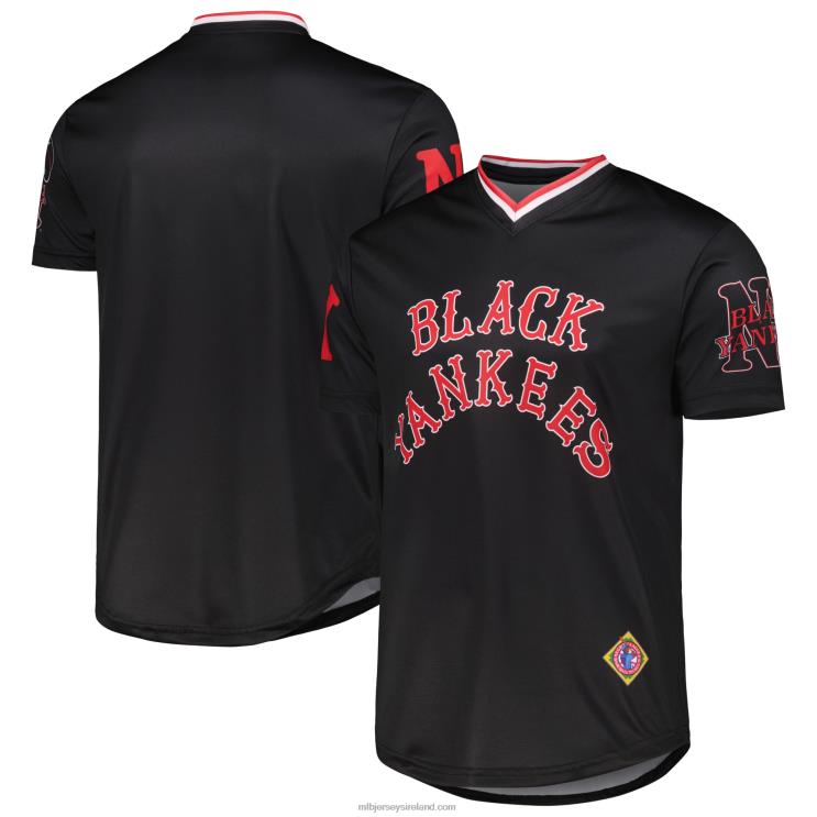 IE MBL Yankees Stitches Sublimated V-Neck Jersey Men Black R0H2T742