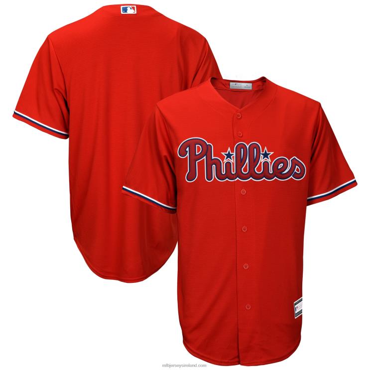 IE MBL Philadelphia Phillies Big & Tall Replica Team Jersey Men Red R0H2T480