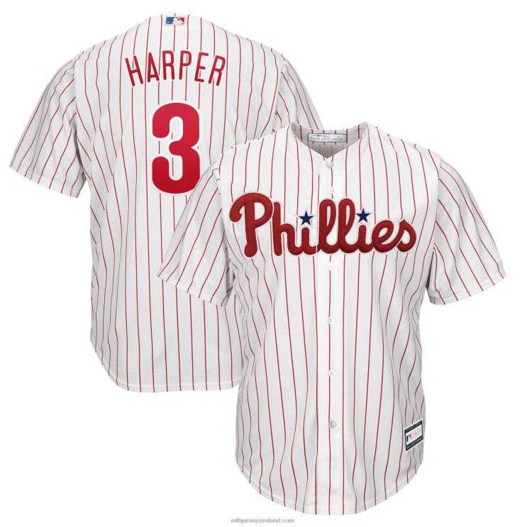 IE MBL Philadelphia Phillies Bryce Harper Big & Tall Replica Player Jersey Men White R0H2T199