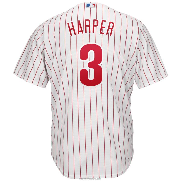 IE MBL Philadelphia Phillies Bryce Harper Big & Tall Replica Player Jersey Men White R0H2T199