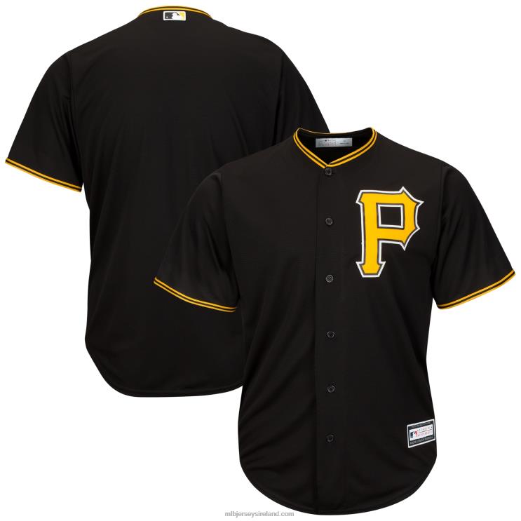IE MBL Pittsburgh Pirates Big & Tall Replica Team Jersey Men Black R0H2T883