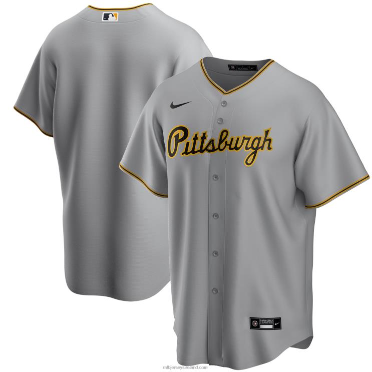 IE MBL Pittsburgh Pirates Nike Away Replica Team Jersey Men Gray R0H2T1171