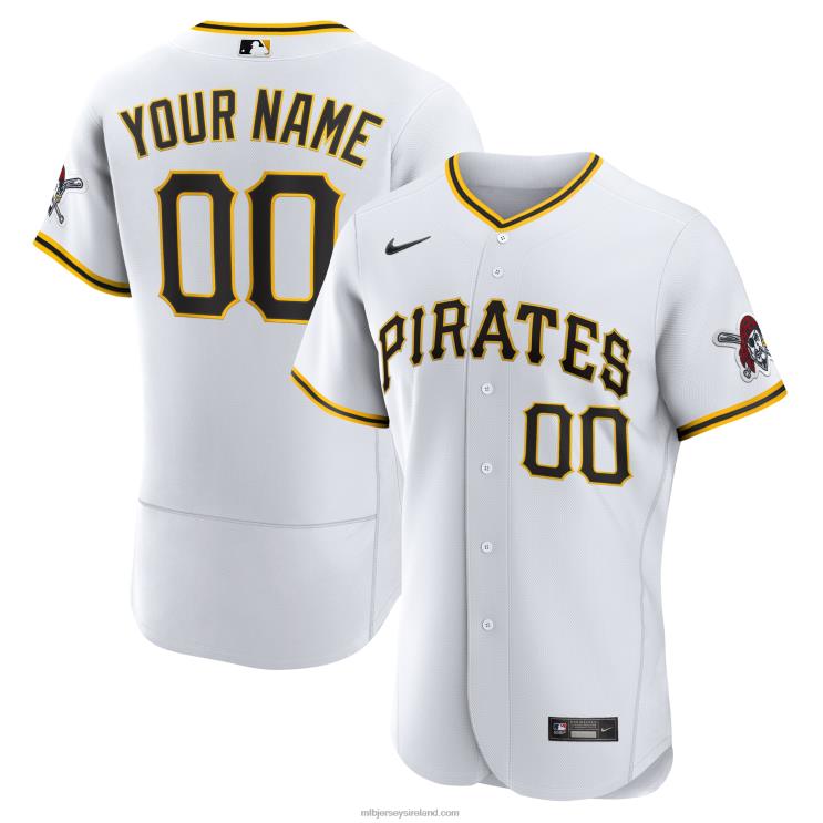 IE MBL Pittsburgh Pirates Nike Home Authentic Custom Jersey Men White R0H2T717