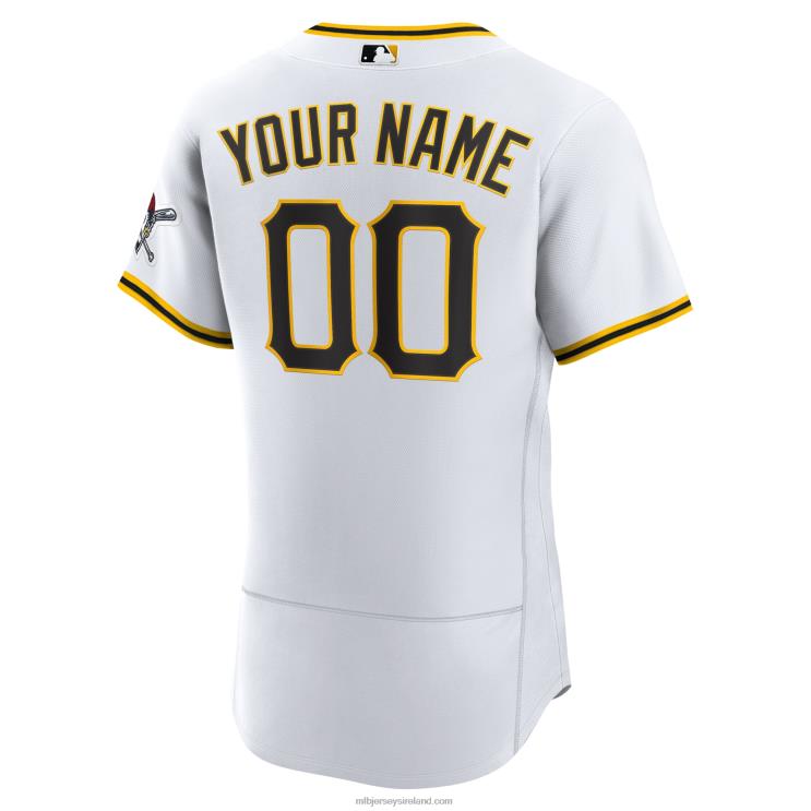 IE MBL Pittsburgh Pirates Nike Home Authentic Custom Jersey Men White R0H2T717